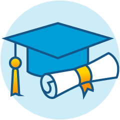 icon symbolizing 100% college acceptance rate