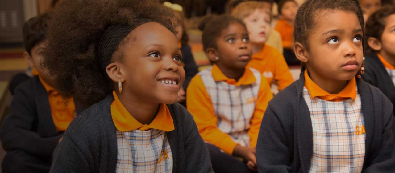 Harlem students at Success Academy